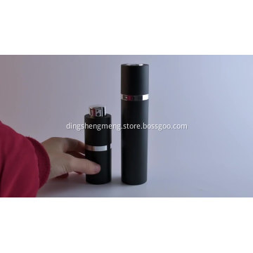 Cosmetic Packaging Spray Black Airless Pump Bottle